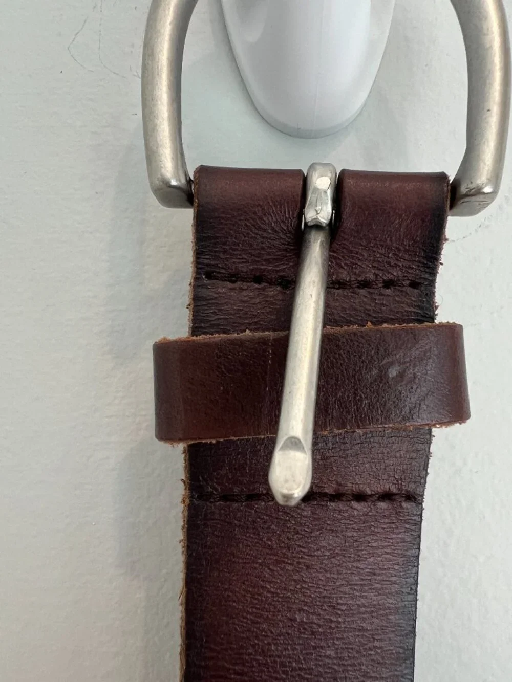Lucky Brand Women's Studded Leather Belt – Dark Brown, Size XLarge – EUC
